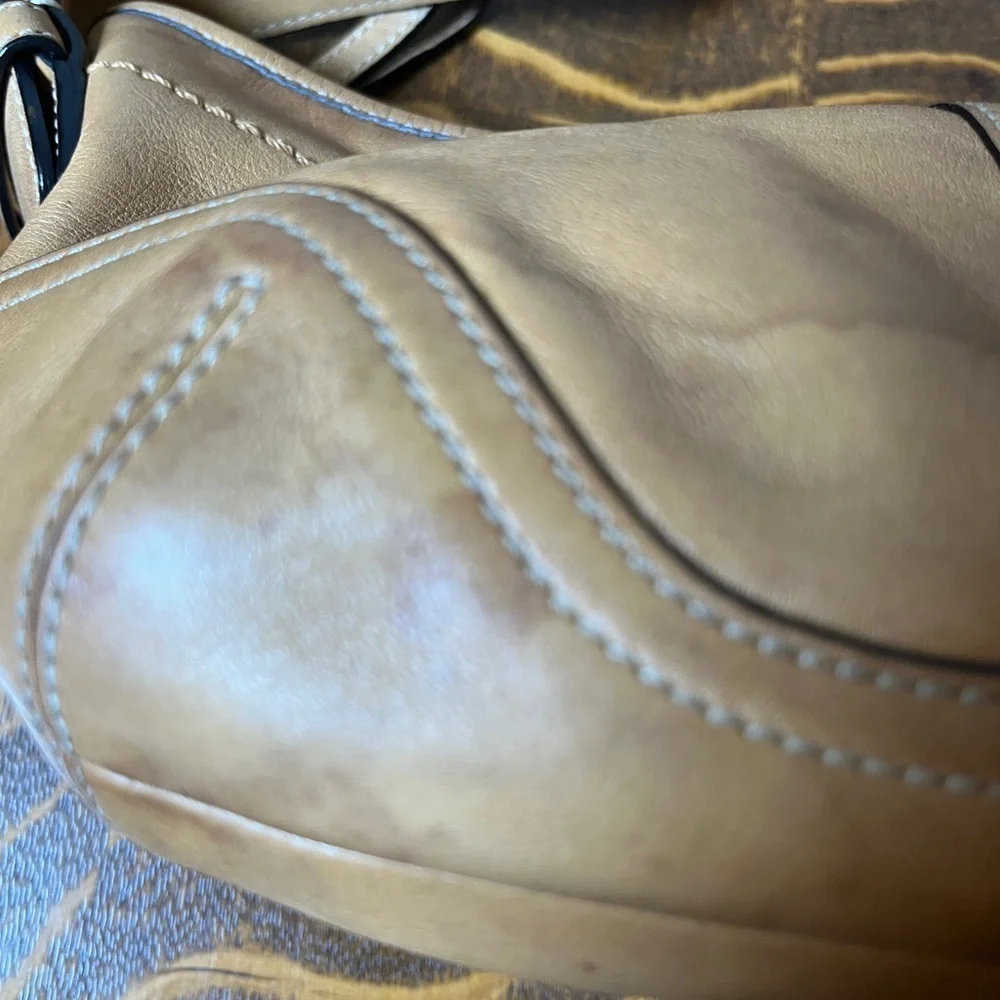 Coach Tan Leather SoHo Hobo Shoulder Bag - Picture 8 of 14